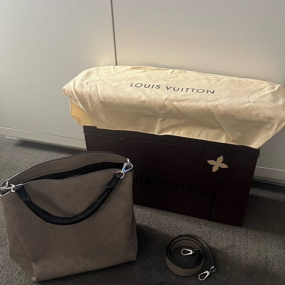 Louis Vuitton Taupe Shoulder Bag with Luxurious Design